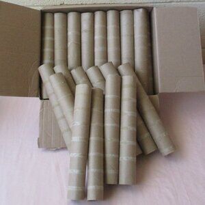 53 Empty Paper Towel Rolls Cardboard Tubes for Kids Arts & Crafts School - Used